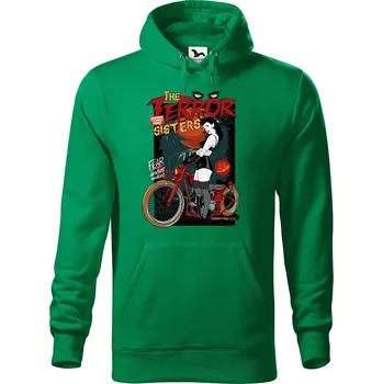Pánská mikina Pánská mikina s potiskem Terror sisters Velikost (muž): S, Vyberte barvu: Středně zelená