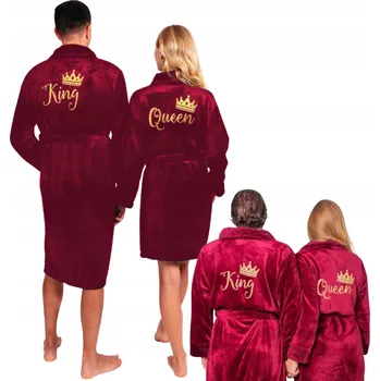 Podprsenka MARSYL2023 dámský župan ke kolenům bordó univerzální velikost