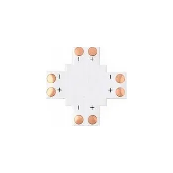 LED osvětlení Spojka Berge 60118 pro 8mm LED pásky, bílá