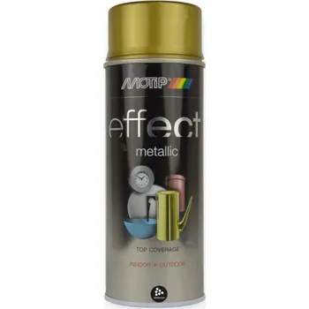 Barva ve spreji MOTIP METALICKÝ LAK ZLATÝ METALÍZA 400ML