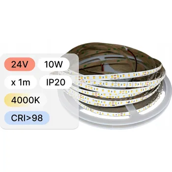 LED osvětlení 1m LED pásek 2835 10W 24V 120LED/m 100lm/W 4000K BRIDGELUX