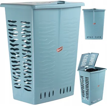 Koš na prádlo Volně stojící koš na prádlo BranQ 42 l modrý