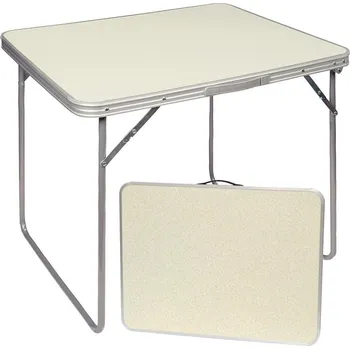 Zahradní stůl Kempingový skládací stůl 80x60x70 cm, bílý