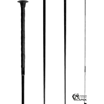 Vybavení pro jezdce Bič drezurní/vozatajský Waldhausen -TOUCHIER- - Černá - 110cm