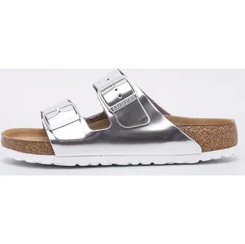Dámské pantofle Birkenstock Arizona NL SFB Metallic Silver 37