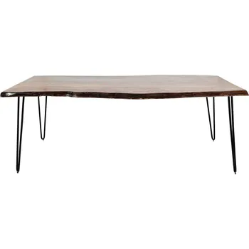 Jídelní stůl Jídelní stůl Avola 201 cm z masivu ořech/černý