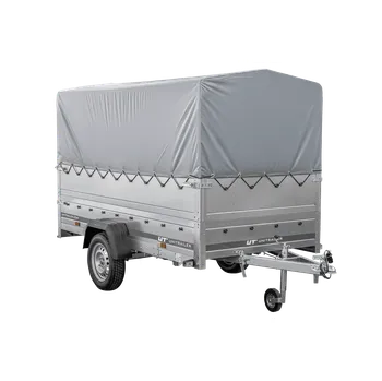 Auto-moto Přívěs Garden Trailer 264 KIPP s BIS bočnicemi, rámem H-800 a šedou plachtou