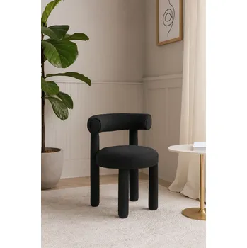 Jídelní židle Leith LET77BLK Tapetovaná židle