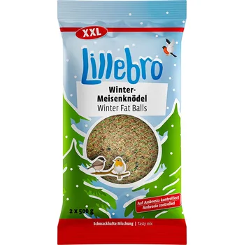 Krmivo pro ptáka 2ks Lillebro XXL - lojové koule