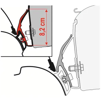 Markýza Kit Rain Guard California F45/F35