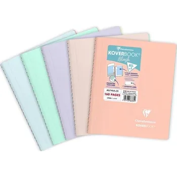 Zápisník Kroužk.zápisník Koverbook Blush A5, 80 listů,linka