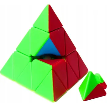 Hlavolam LOGICKÁ KOSTKA PYRAMIDA Skládačka Pyraminx CUBE