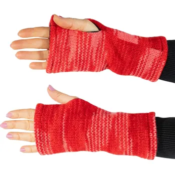 Rukavice Vlněné bezprstové rukavice Lopika Cranberry Punch