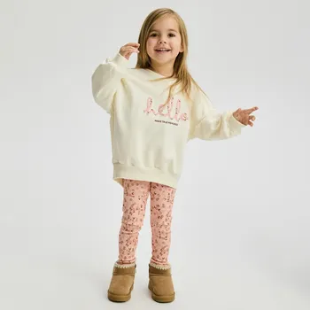 Dívčí mikina Reserved - Bavlněná souprava s potiskem - vícebarevná - 554IW-MLC - 554IW-MLC-98