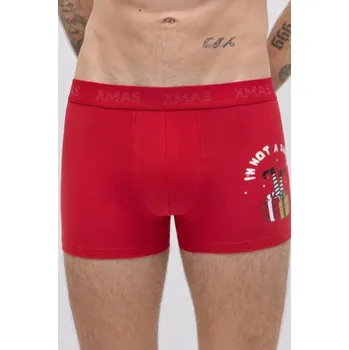 Boxerky VÁNOČNÍ BOXERKY 20434 červená L