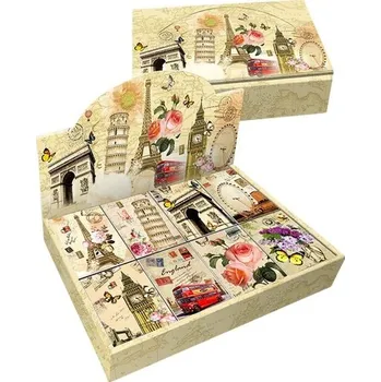 Blok Blok Donau 3D, čistý, 40 listů, mix retro motivů