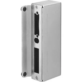 Dveřní kování AMF protikus pro E-otvírač 146ET dvojité dveře, 173x81x40mm, lesklá ocel