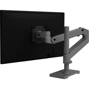 Podstavec pod monitor ERGOTRON LX Pro Desk Monitor Arm, Tall Pole, stolní rameno, monitor, vyšší zákl. tyč, šedá