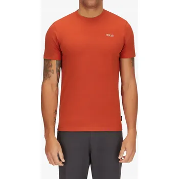 Bavlněné tričko Rab Basecamp 3 Peak Tee - red clay L