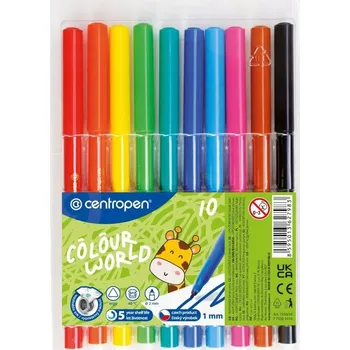 Centropen popisovač 7550 vypratelný Ergo sada 10 barev