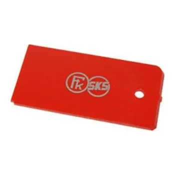 KUNZMANN plexi škrabka 4 mm červená