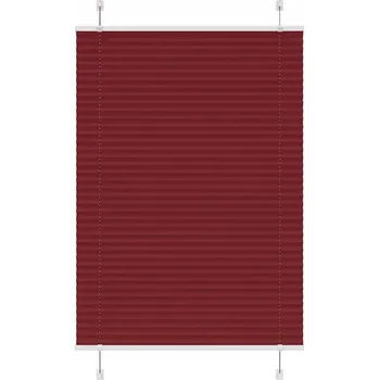 Roleta Roleta plisé Bordó Červená 90x150 cm Šířka látky
