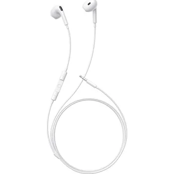 Sluchátka Drátová sluchátka do uší Baseus Encok HZ19 White