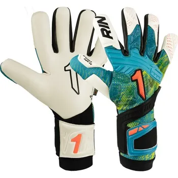 Brankářské rukavice Brankářské rukavice Rinat FIERA PRO zelená/oranžová Velikost rukavic: 7