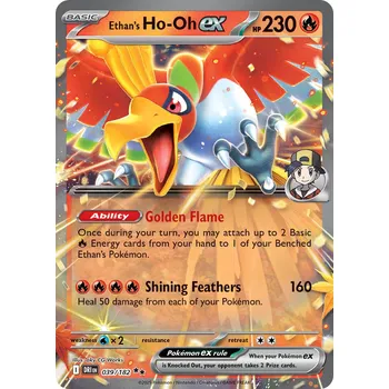 Sběratelská karetní hra Ethan's Ho-Oh ex DRI 039/182