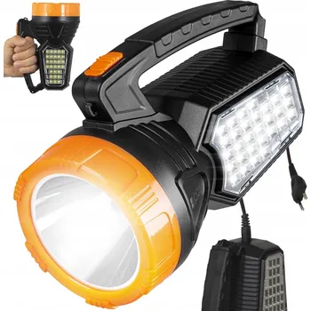 Svítilna reflektor a vyhledávací reflektor. Vyhledávací reflektor s LED, 860 lm