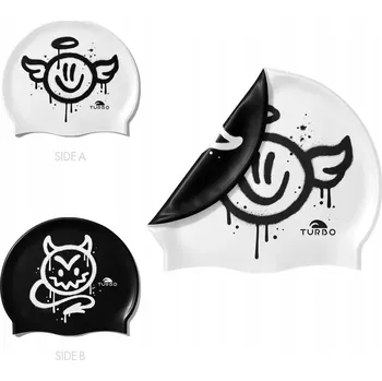 Plavecká čepice TURBO silikonová plavecká čepice na bazén pro trénink a plavání - na vlasy