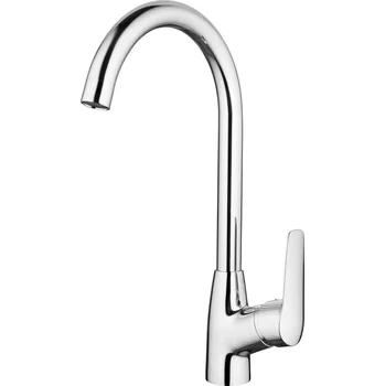 Vodovodní baterie Deante BORO dřezová baterie s U ramínkem, chrom BMO_062M