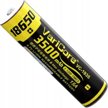 Článková baterie Lithium-iontová Nabíjecí Baterie VariCore 18650 3500 mAh 1 ks