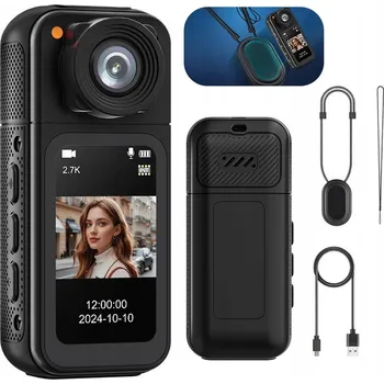 Zabezpečení domácnosti Přenosná tělesná kamera, voděodolná, mini HD 1080p, 180°