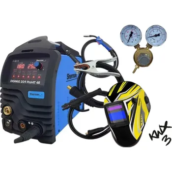 Svářečka Sherman DIGIMIG 209 ProHIT 4R + Hořák TW-15/3m + Kabely + Kukla + ventil