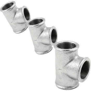 Vrták T-rozdělovač litinový pozinkovaný fi 25 1" Agaflex