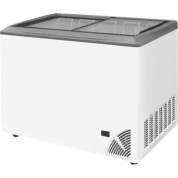 Mraznička 48535 Pultová mraznička prosklené rovné víko Byfal ARO 401/2 Grey Edge