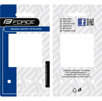 karta FORCE SEDLOVKY balící 8 x 15 cm