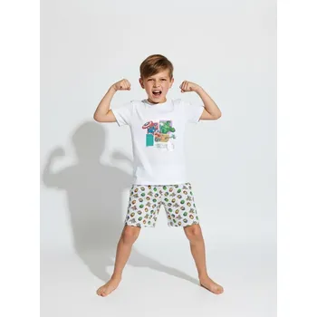 Dětská móda Sinsay - Dvoudílná pyžamová souprava Marvel - bílá - 6895R-00X - 6895R-00X-122
