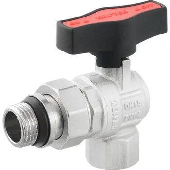 Vodovodní kohout Raftec Kohout kulový pro rozdělovač 1“ rohový - GRDA03