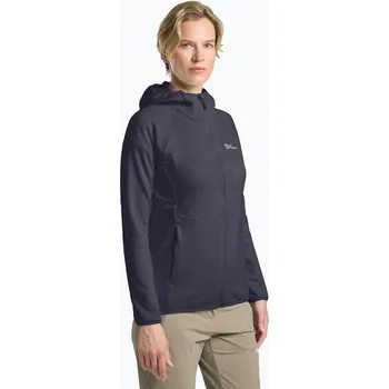 Dámská mikina Dámská fleecová mikina Jack Wolfskin Kolbenberg Hooded Full Zip graphite