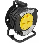 Ecolite Prodlužovací kabel na bubnu 25 m – IP44, 16A, 3×1,5 mm², 4 zásuvky 3033/3