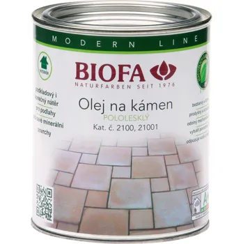 Olej na dřevo Biofa Olej na kámen barevný 21001 Balení: 2,5 L