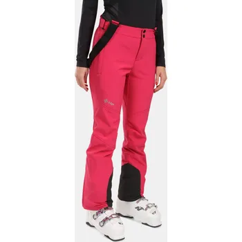 Snowboardové kalhoty Dámské softshellové lyžařské kalhoty Kilpi RHEA-W Růžová - vel. 38 Short r.25