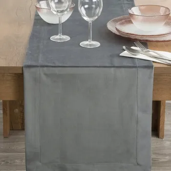 ubrus Ubrus Eurofirany 452199 140 x 180 cm šedý