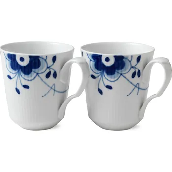 Royal Copenhagen Porcelánový hrnek s ouškem Blue Fluted Mega 380 ml – set 2 ks