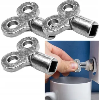 Klíč VELMI SILNÝ KLÍČ NA ODVZDUŠŇOVÁNÍ RADIÁTORŮ, PEVNÝ ODLITEK délka 31 cm