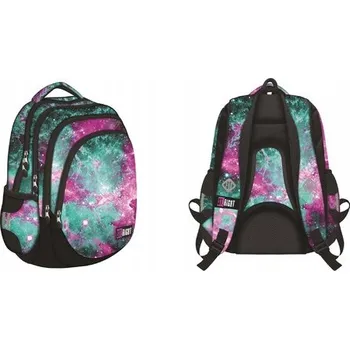 Školní batoh Školní batoh vícekomorový St.Right růžový, zelený 23 l