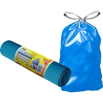 Pytle na odpadky PYTEL-ODPAD 70x100 T-60 zatahovací MODRÝ 25ks role