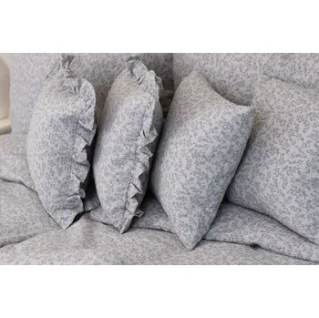 Polštář Podpěrová s.r.o. Polštář LATA ŠEDÁ Velikost: 40x60 cm KREP N